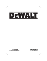 DeWalt DW882 Manuale utente