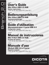 Dicota BRANCH 2.0 Manuale utente