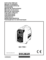 Dolmar GE-1700 I Manuale del proprietario