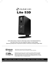 HDI Dune HD Lite 53D 500GB + Wi-Fi b/g/n Manuale utente