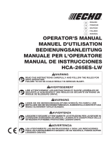 Echo HCA-265ES-LW Manuale utente