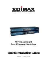 Edimax Rackmount Fast Ethernet Switch Manuale utente