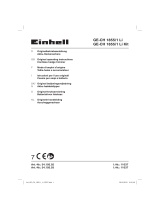 Einhell Expert Plus GE-CH 1855/1 Li Kit (1x2,0Ah) Manuale utente
