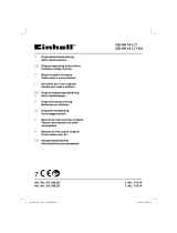 EINHELL GE-HC 18 Li T-Solo Manuale del proprietario