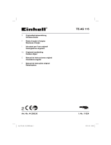EINHELL TE-AG 115 Manuale del proprietario