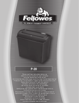 Fellowes Powershred P-20 Manuale utente