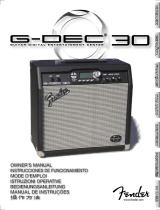 Fender G-DEC 30 Manuale utente