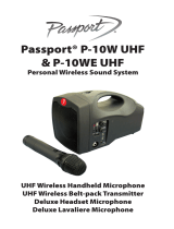 Fender Passport P10W UHF Manuale del proprietario