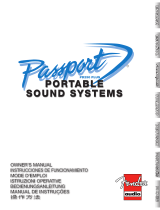Fender PD250 Plus Manuale utente