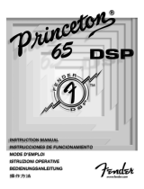 Fender Princeton 65 DSP Manuale del proprietario