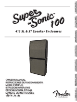 Fender SUPER SONIC 412 ST Manuale utente