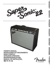 Fender Super-Sonic™ 22 Combo Manuale del proprietario