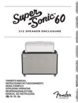 Fender Super-Sonic™ 60 212 Enclosure Manuale del proprietario