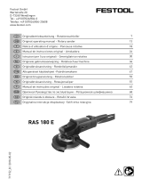 Festool RAS 180 E Istruzioni per l'uso