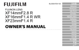 Fujifilm XF 16mm F1.4 R WR Manuale utente