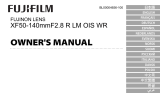 Fujifilm XF50-140mmF2.8 R LM OIS WR Manuale utente