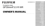 Fujifilm GF30mmF3.5 R WR Manuale del proprietario
