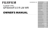 Fujifilm GF50mmF3.5 R LM WR Manuale del proprietario