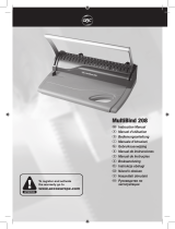 GBC MultiBind 208 Manuale utente