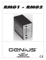 Genius RMG1 RMG2 Istruzioni per l'uso