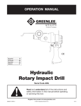 Greenlee HID6506 / 42309 Rotary Impact Drill Manuale utente