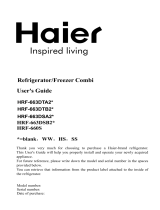 Haier HRF-663DTB2 serie Istruzioni per l'uso