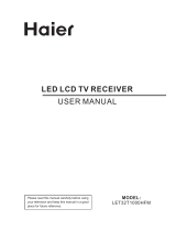 Haier LET32T1000HFM Manuale utente
