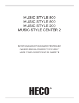 Heco Music Style 1000 Manuale del proprietario