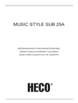 Heco Music Style Sub 25 A Manuale utente