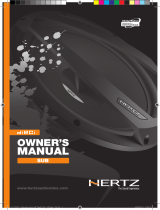 Hertz DS 25.3  Manuale del proprietario