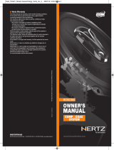 Hertz ECX 100.5  Manuale del proprietario