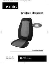 HoMedics Shiatsu Plus Massager w/ Heat Manuale utente