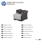 HP LaserJet Pro CM1415 Color Multifunction Printer series Manuale del proprietario
