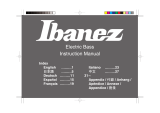 Ibanez Electric Basses 2014 Manuale del proprietario