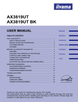 iiyama AX3819UT Manuale utente