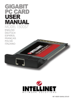 Intellinet Gigabit PC Card Manuale utente