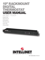 Intellinet 19" Rackmount Digital Thermostat Manuale utente