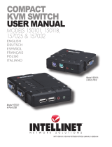 Intellinet 2-Port Compact KVM Switch Manuale utente