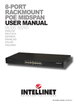 Intellinet 8-Port PoE Midspan Manuale utente