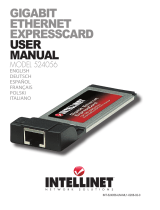 Intellinet Gigabit Ethernet ExpressCard Manuale utente