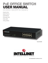 Intellinet 8-Port PoE Office Switch Manuale utente