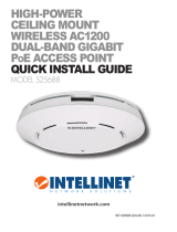 Intellinet High-Power Ceiling Mount Wireless AC1200 Dual-Band Gigabit PoE Access Point Guida d'installazione