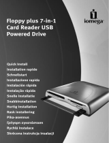 Iomega FLOPPY PLUS 7-IN-1 CARD READER USB POWERED DRIVE Manuale utente