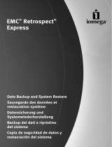 Iomega EMC RETROSPECT EXPRESS Manuale del proprietario