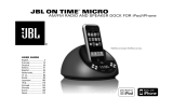 JBL On Time Micro Manuale del proprietario