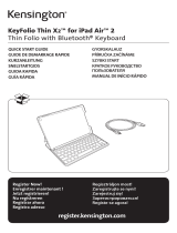 Kensington KeyFolio Thin X2 Manuale utente