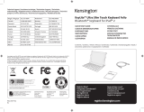 Kensington KeyLite Ultra Slim Touch Keyboard Folio Manuale utente