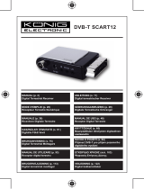 König DVB-T SCART12 Manuale utente