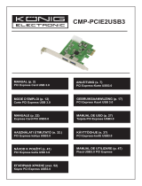 Konig Electronic PCI - 2x USB 3.0 Manuale del proprietario