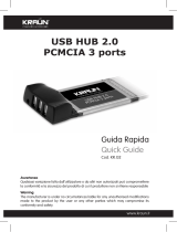 Kraun USB HUB 2.0 PCMCIA Manuale utente
